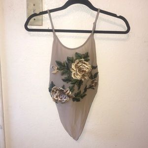 Floral bodysuit